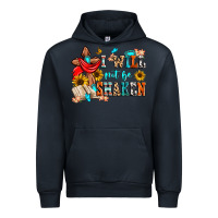 Navy i will not be shaken Urban Hoodie - Zillion Design Studio