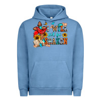 Pigment Pebble Blue i will not be shaken Urban Hoodie - Zillion Design Studio