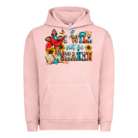 Pigment Salmon i will not be shaken Urban Hoodie - Zillion Design Studio