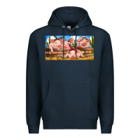 Navy Pig Farm Premium Hoodie - RanaPortraitStore
