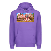 Purple Pig Farm Premium Hoodie - RanaPortraitStore