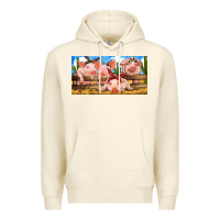 Sandshell Pig Farm Premium Hoodie - RanaPortraitStore