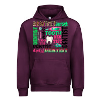 Mauve Wine dentist tooth Urban Hoodie - texasbilliewilder