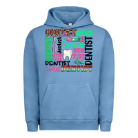 Pigment Pebble Blue dentist tooth Urban Hoodie - texasbilliewilder