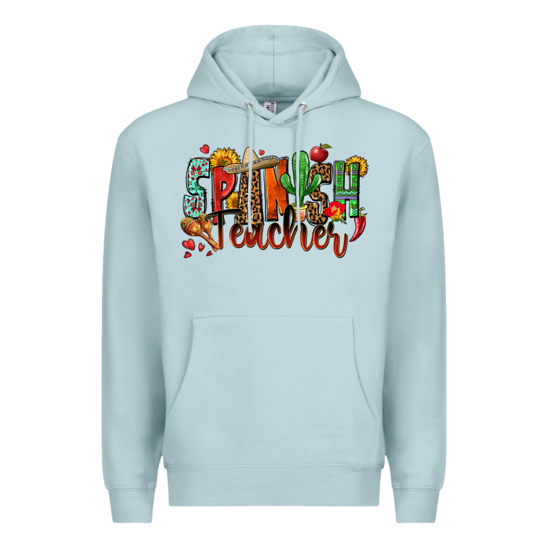 Spanish Teacher Premium Hoodie by Zillion Design Studio | Teevron