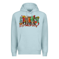 Blue Mist spanish teacher Premium Hoodie - Zillion Design Studio