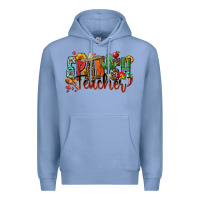 Colony Blue spanish teacher Premium Hoodie - Zillion Design Studio