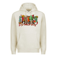 Oatmeal Heather spanish teacher Premium Hoodie - Zillion Design Studio