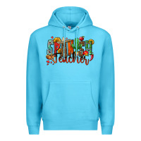 Ocean Blue spanish teacher Premium Hoodie - Zillion Design Studio
