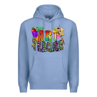 Colony Blue art teacher Premium Hoodie - Zillion Design Studio