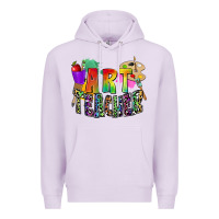Lilac art teacher Premium Hoodie - Zillion Design Studio