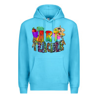 Ocean Blue art teacher Premium Hoodie - Zillion Design Studio