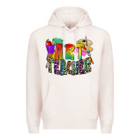 Pale Pink art teacher Premium Hoodie - Zillion Design Studio