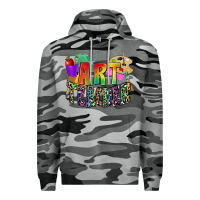 Slate Camo art teacher Premium Hoodie - Zillion Design Studio