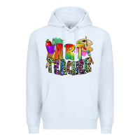White art teacher Premium Hoodie - Zillion Design Studio