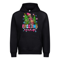 Black freezing season skeleton Urban Hoodie - Zillion Design Studio