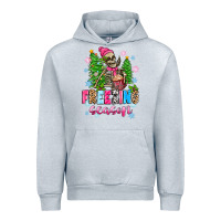 Heather Grey freezing season skeleton Urban Hoodie - Zillion Design Studio