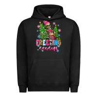 Pigment Black freezing season skeleton Urban Hoodie - Zillion Design Studio