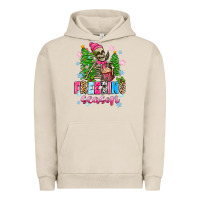 Pigment French Oak freezing season skeleton Urban Hoodie - Zillion Design Studio