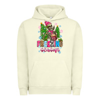 Pigment Pistachio freezing season skeleton Urban Hoodie - Zillion Design Studio