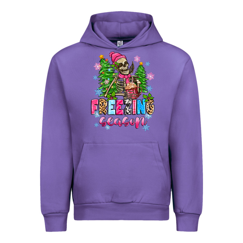 Freezing Season Skeleton Urban Hoodie by Zillion Design Studio | Teevron