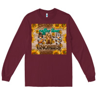 Burgundy coffee time gnomies Long Sleeve Tee - BarkalooDesign