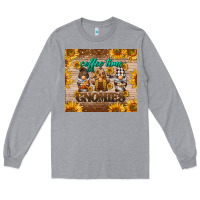 Heather Grey coffee time gnomies Long Sleeve Tee - BarkalooDesign