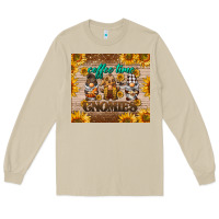 Mushroom coffee time gnomies Long Sleeve Tee - BarkalooDesign