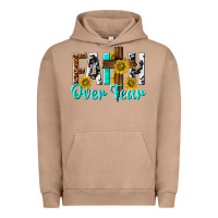 Pigment Burro faith over fear Urban Hoodie - texasbilliewilder