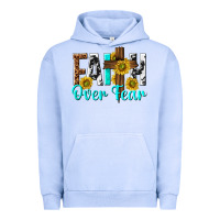 Pigment Grape Ice faith over fear Urban Hoodie - texasbilliewilder