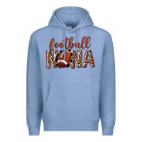 Colony Blue football nana with leopard Premium Hoodie - texasbilliewilder