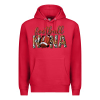 Cardinal football nana with leopard Premium Hoodie - texasbilliewilder
