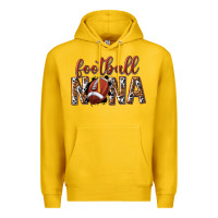 Lemon football nana with leopard Premium Hoodie - texasbilliewilder