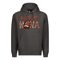 Smoke football nana with leopard Premium Hoodie - texasbilliewilder