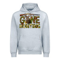 Heather Grey gone hunting western Urban Hoodie - texasbilliewilder