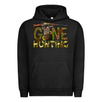 Pigment Black gone hunting western Urban Hoodie - texasbilliewilder