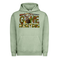 Pigment Oil Green gone hunting western Urban Hoodie - texasbilliewilder