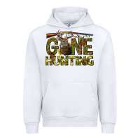 White gone hunting western Urban Hoodie - texasbilliewilder