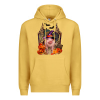 Antique Gold Pig halloween Premium Hoodie - RanaPortraitStore