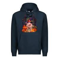 Navy Pig halloween Premium Hoodie - RanaPortraitStore