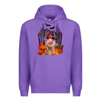 Purple Pig halloween Premium Hoodie - RanaPortraitStore