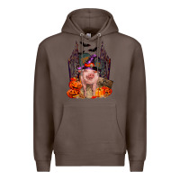Coffee Pig halloween Premium Hoodie - RanaPortraitStore