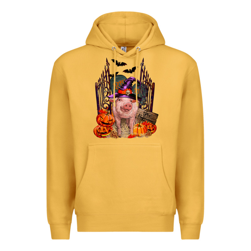 Pig Halloween Premium Hoodie by RanaPortraitStore | Teevron