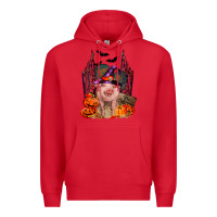 Red Pig halloween Premium Hoodie - RanaPortraitStore
