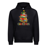 Black book christmas tree merry christmas Urban Hoodie - Zillion Design Studio