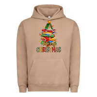 Pigment Burro book christmas tree merry christmas Urban Hoodie - Zillion Design Studio