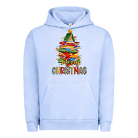 Pigment Grape Ice book christmas tree merry christmas Urban Hoodie - Zillion Design Studio
