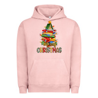 Book Christmas Tree Merry Christmas Urban Hoodie | Teevron