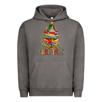 Pigment Tornado book christmas tree merry christmas Urban Hoodie - Zillion Design Studio