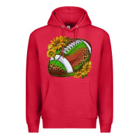 Cardinal footballwithsunflowers Premium Hoodie - texasbilliewilder